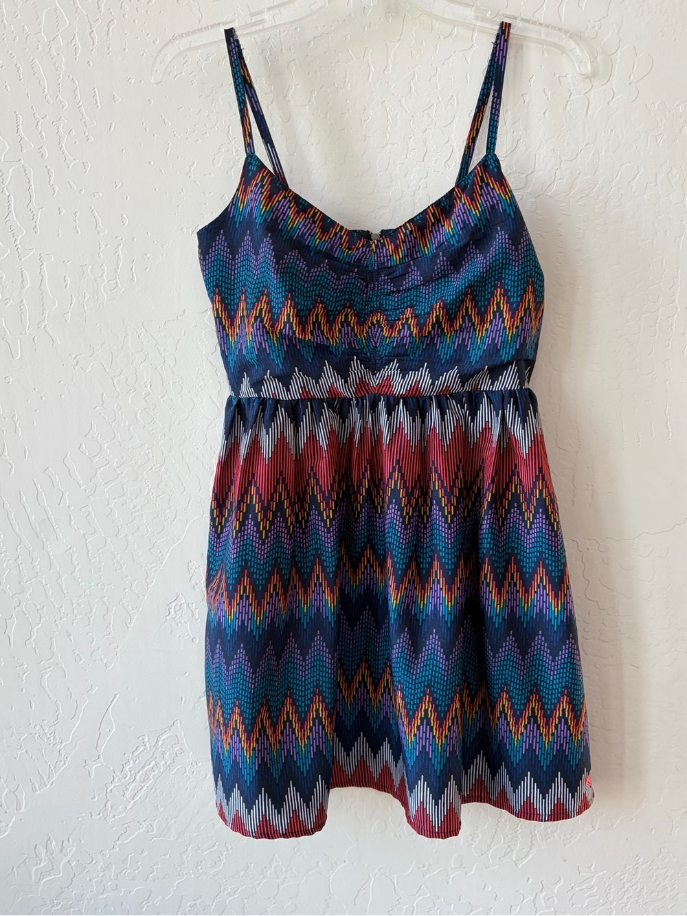 ROXY Shore Break Chevron Mini SunDress Medium